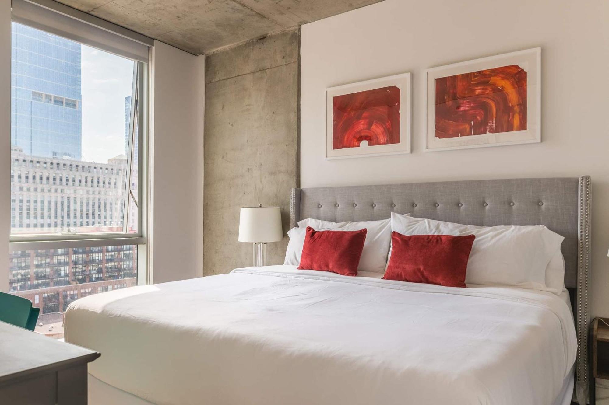 2Br Elegant Premium Suite With Balcony & Sweeping City Views Chicago Exterior foto
